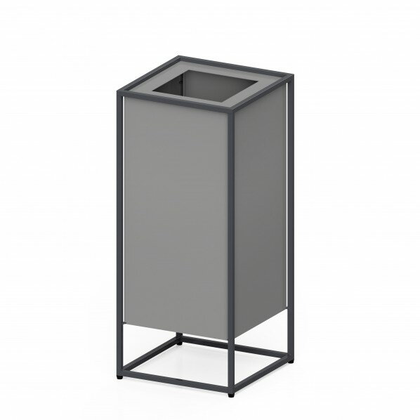 ミヅシマ工業 屑入ノーマル・分別表示無:200mm角穴 359-0110 1台