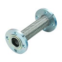 南国フレキ工業 フランジ式(無溶接)フレキシブルホース フランジ10K/SUS304(ALLSUS304) 50A×1400L NK-3300/10K-SUS304-50A-1400L 1点(4)