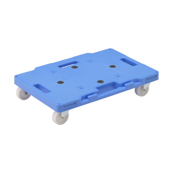 ※法人専用品※サンコー 折りたたみコンテナー用台車 802424 サンキャリー6040-3ブルー SK-802424-02-BL 1点