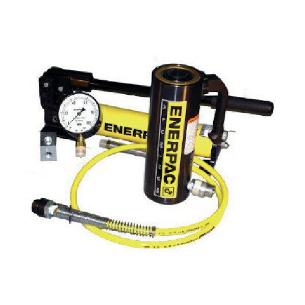 エナパック アルミ単動シリンダ・軽量アルミ手動ポンプセット P392AL-RAC306 1点