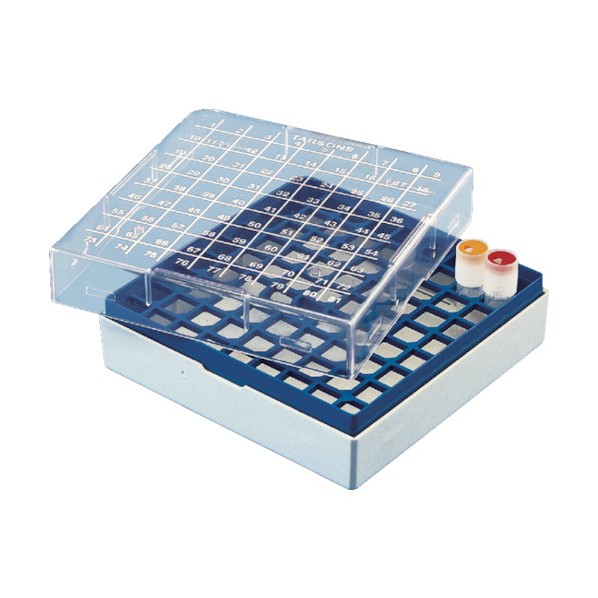 ※法人専用品※TARSONS クライオボックス PC製 孔数81 1.0・1.8ml用 524010 1点