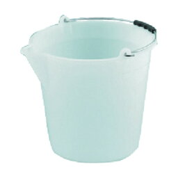 東京硝子器械 目盛付きバケツ 12L LDPE #906 198-23-61-02 1点