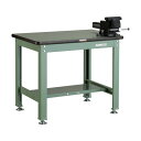※法人専用品※トラスコ HW型作業台 1200X750XH740 バイス付 RHW-1200VRS 1点
