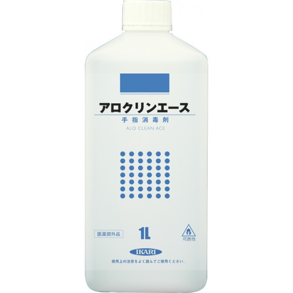 特徴 ●殺菌剤がしっかりと手指を消毒！ ●殺菌剤(塩化ベンザルコニウム)がしっかりと手指を消毒します。 ●アルコールタイプで素早く乾燥します。 ●湿潤剤(グリセリン)配合により、手荒れや刺激が少なくなっております。 ●手指・皮膚の洗浄・消毒に。 ●内容量:1L ●商品サイズ:W85×D75×H205mm ●重量:970g ●有効成分:塩化ベンザルコニウム・エチルアルコール ●ポンプノズルは別売りです。 ●使用前に必ず説明をよく読み、理解した上で使用し定められた使用方法を厳守すること。 間違った使い方をすると効力不足や思わぬ事故につながることがあります。 ●保管の際は、なるべく冷所で雨水・直射日光・高温・多湿・潮風を避け食品などと区別して、子供の手の届かない場所に保管すること。 ●暖房器具の付近に置くと温度が上がり破裂する危険があるので置かないこと。 ●眼に入った場合は、大量の水で洗い流すこと。 いずれの場合も異常があれば医師の診療を受けること。 ●使い切って捨てること。 ●地域の規則に従って廃棄すること。 ●そのまま手指に又は皮膚に噴霧又は塗布してください。 仕様 サイズ カラー 重量 材質 入数 1個