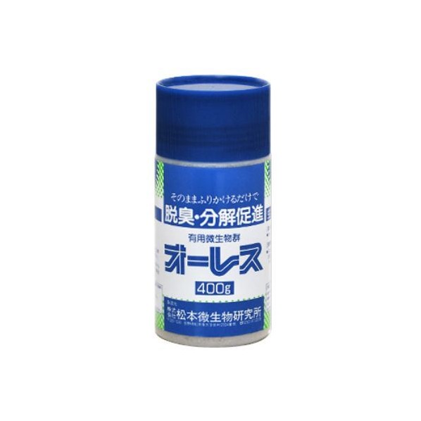 工進 KOSHIN 浄化槽ブロワAK用 浄化促進剤オーレス 400gボトル 紺 PA-257 曝気 ばっき 水槽 エアポンプ 薬品 肥料