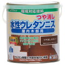 和信ペイント 水性ウレタンニス 0.7L つや消しエボニー #800486 1個
