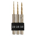 BIGMAN 下穴ドリルミニセット 2.0mm、2.5mm、3.0mm MSDM-1 3本