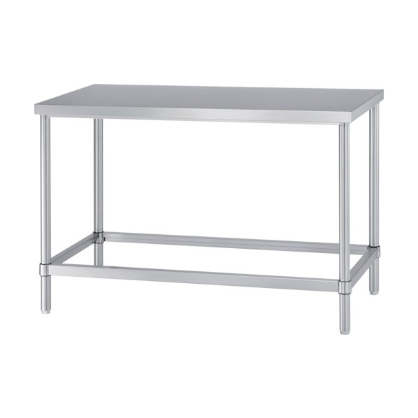 シンコー ステンレス作業台四方枠 間口1200×奥行900×高さ800 WZN-12090 1点