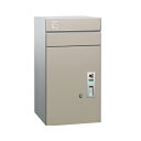 ユニソン コルディア100 ポスト有り 左開きタイプ 前出し W390×H723×D432mm マットベージュ 323141250 1個