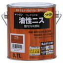 和信ペイント 油性ニス 0.7L つや消しチーク 0.7L つや消しチーク 1缶