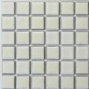 藤垣窯業 D.I.Yタイル パルメザンアンティーク/ふしぎなシール ナチュラルホワイト 縦150x横150x(タイル:6粒x6粒) PAL06/T