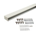 ベルク スリム長押 1800 アイボリー MR4337 1個