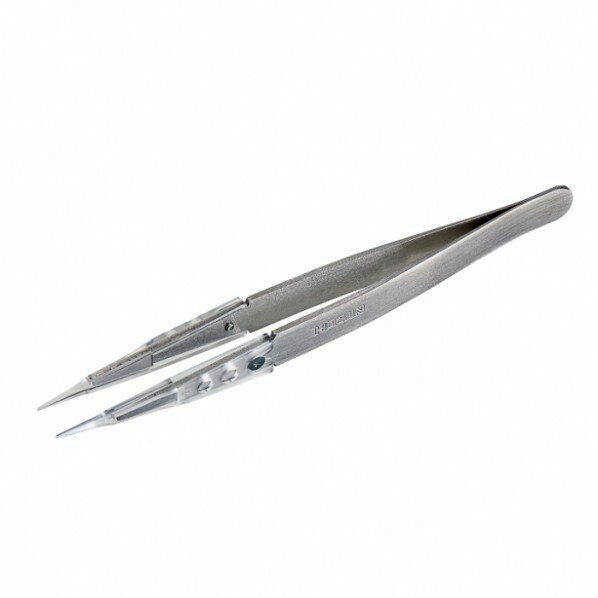 ホーザン(HOZAN) 透明チップピンセット(066317) 0.6XX125mm 透明 (チップ) P-644-A 1セット