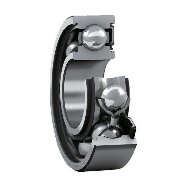 日本エスケイエフ 単列深溝玉軸受 軸受片側接触シール 内径10mmX外径30mmX幅9mm 6200-RSH 1点