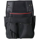 TOOLBANK fforte(フォルテ) 腰袋 小 黒 KBK-MBK 1個