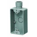 未来工業 露出スイッチボックス(Gタイプ) グレー SW1-22FGH 1点