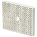 未来工業 ポリ台(取付自在型)照明器具取付用プラスチック絶縁台 白 POWF-2025W 1(4)