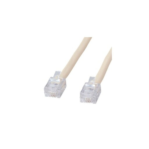 SANWA SUPPLY|サンワサプライ シールド付ツイストモジュラーケーブル アイボリー TEL-ST-15N2 1点 SANWA SUPPLY|サンワサプライ シールド付ツイストモジュラーケーブル アイボリー TEL-ST-15N2 1点