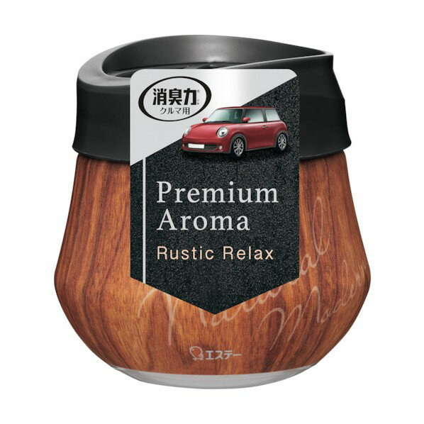 エステー クルマの消臭力 Premium Aroma ゲルタイプ ラスティックリラックス ST12984 1点