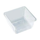 トラスコ(TRUSCO) PET製超耐寒小型容器 70X70X35mm 透明 PETY-7070 100個