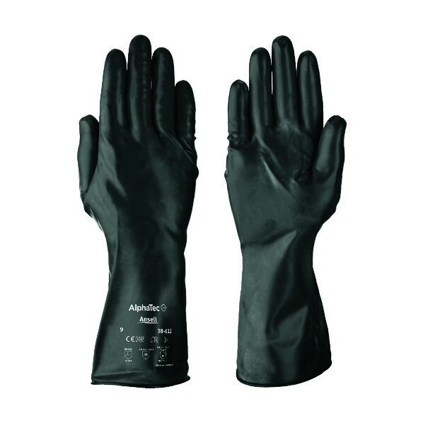 アンセル アンセル　耐薬品手袋　ケミテック　38－612　Lサイズ 38-612-9 1
