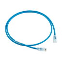 パンドウイット カテゴリ6A細径パッチコード10m青 UTP28X10MBU