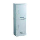 河村電器販売 宅配ボックス RUSUPO シルバー 1300×450×310 2段タイプ KD2-31CS 1点