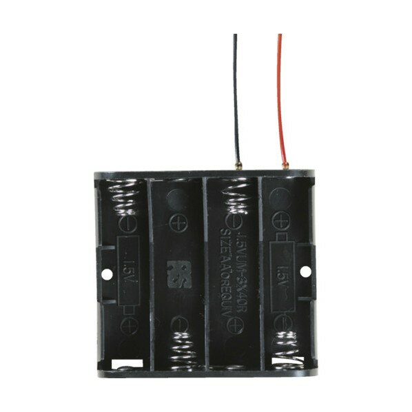 タカチ タカチ リード線付電池ホルダー 単3×4 SN3-4 1個