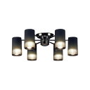 パナソニック LED シャンデリア 天井直付型 40形 ×6 電球色 長さ (cm):72.幅(cm):65.5.高さ(cm):25 LGB57651K(3)