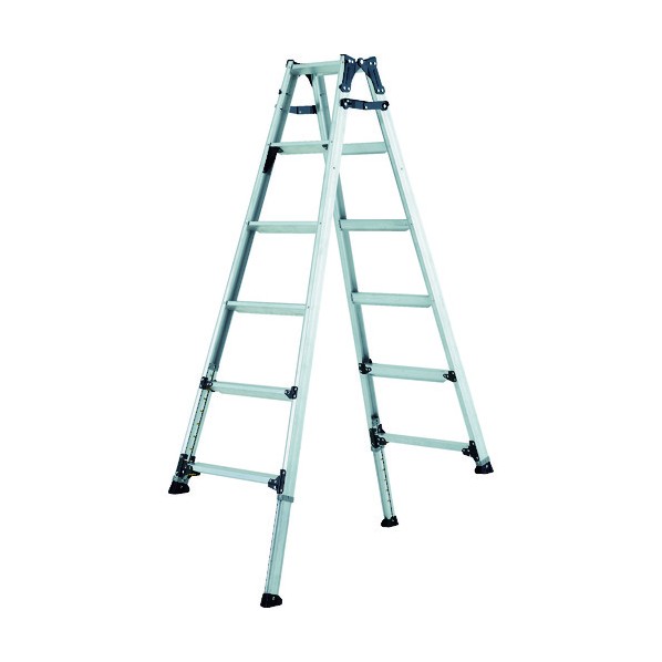 ※法人専用品※アルインコ 伸縮脚付はしご兼用脚立 天板高さ1.59~1.89m PRW180FX 1台 