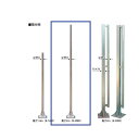 ゲート工業 クロス用取付柱 B2000(取付アンカー付) CGB-K-45 1点