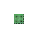 緑十字 ソフトチェッカーマット緑250×250mm32枚(2平米)1組 296051