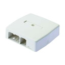 パンドウイット ローゼットボックス シャッターナシ 4個口(3ローゼット+1ブランク) 白 JOQ3B0000 JOQ3B0000 1個