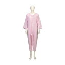 竹虎 ソフトケアねまき 両開きファスナ- 薄手 ピンク M 105883 1点(4)
