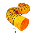 ※法人専用品※スイデン 【車上渡し】送風機用ダクト防爆用アース端子付320mm5m SJFD-320DC 1本
