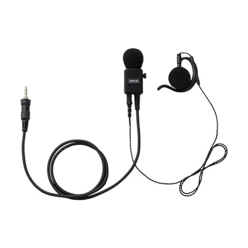 八重州無線 ヘビーデューティータイピンマイク&イヤホン(耳かけ式オープンエアー型) SSM-58ASA 1点 八重州無線 ヘビーデューティータイピンマイク&イヤホン(耳かけ式オープンエアー型) SSM-58ASA 1点