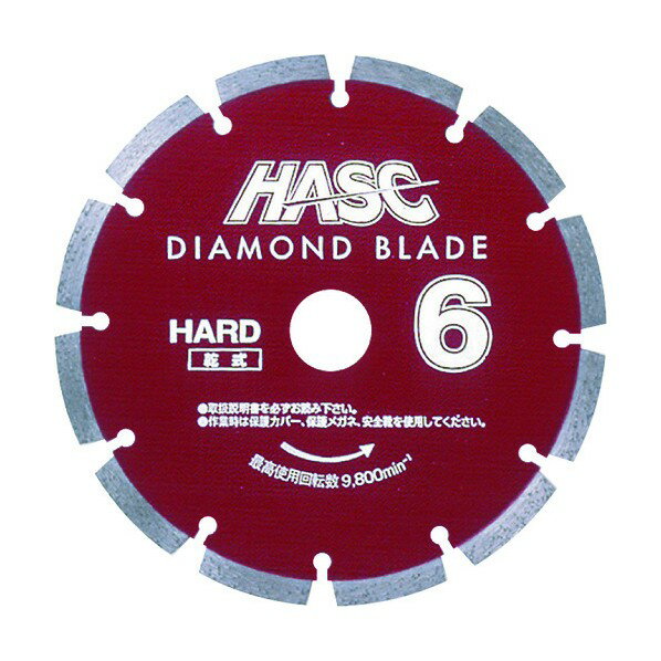 ワキタ ダイヤモンドブレード 155mm 乾式 HD-6 1点 1