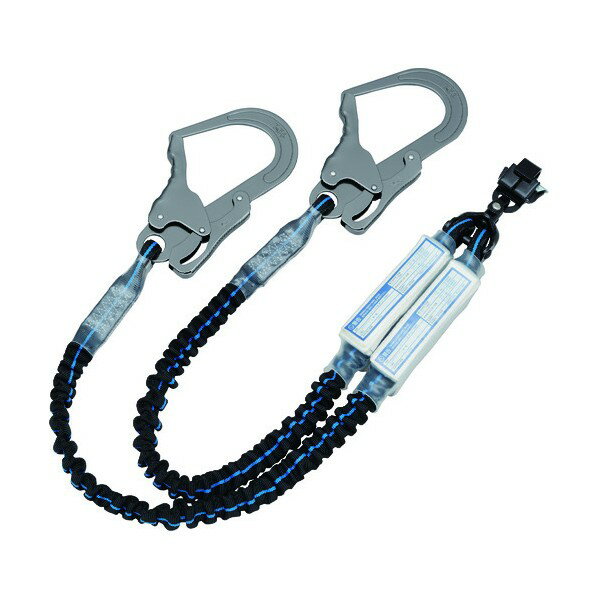 KH 2丁掛ジャバラ剣スチールペダル17黒/青ライン W1SPWB-17 1本