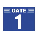 ユニット ゲート表示板 GATE 1 ヨコ 305-300 1点