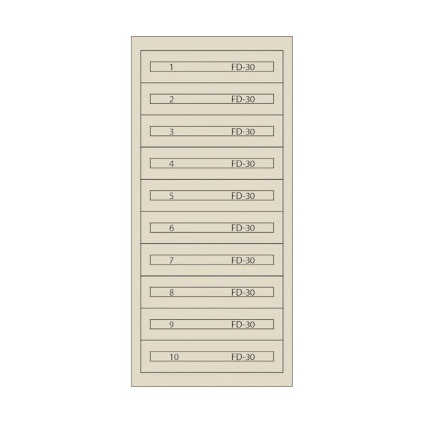 ムラテックKDS ファインキャビネット(塗装色:アイボリー) FC-300K-IV 1点