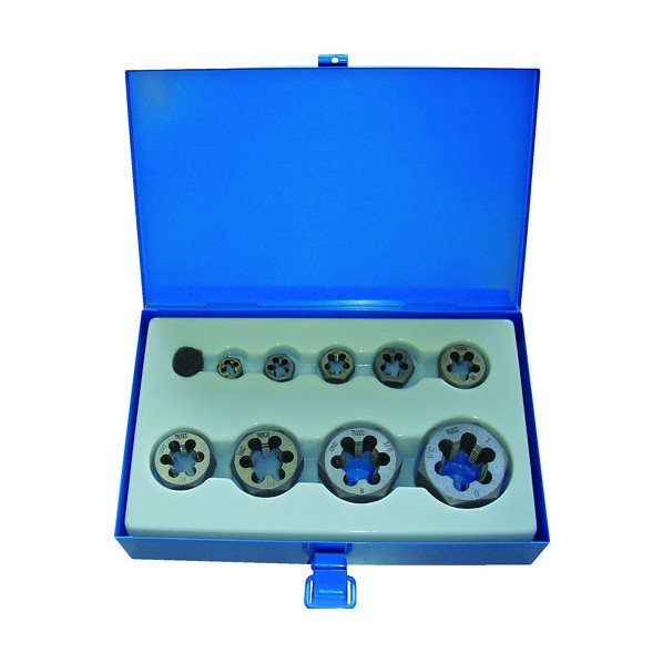 トラスコ(TRUSCO) 六角サラエナットダイスユニファイ並目ねじセット 45 x 235 x 150 mm THD-UNCSET 1点