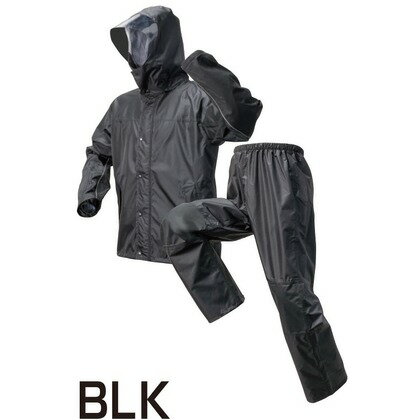 喜多 レッヂレイン　ストレッチ透湿合羽 5L ブラック No2920 1