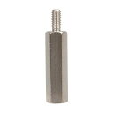 テイシン電機 黄銅スペーサーSBB−M2.6オス−メス100個入 SBB-2604-E 100個(4)