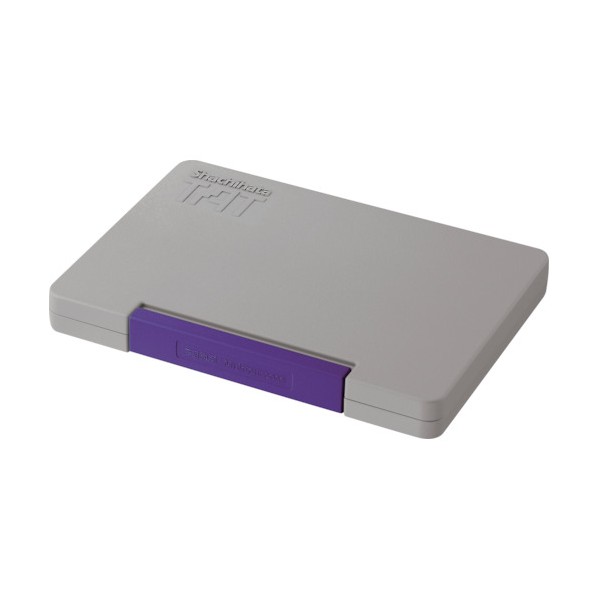 シャチハタ 強着スタンプ台 タート多目的用 特大形 紫 ATGA-4-V 1点