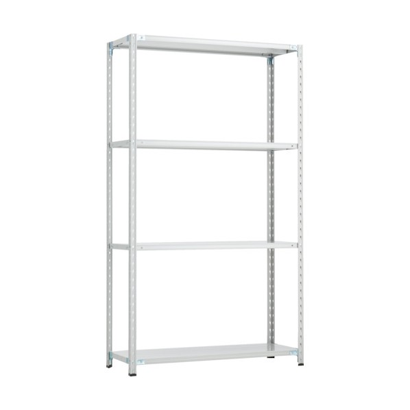 トラスコ CB型セミボルトレス軽量棚 1800X600XH21004段 WG色 CB-7664-WG 1台