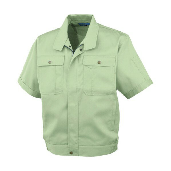 コーコス信岡 半袖ブルゾン260 9 グリーン S 260-9-S 1点