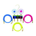 タスコ サイトグラス付ゲージマニホールドキット(R22、R12、R502) TA120T-2(4)