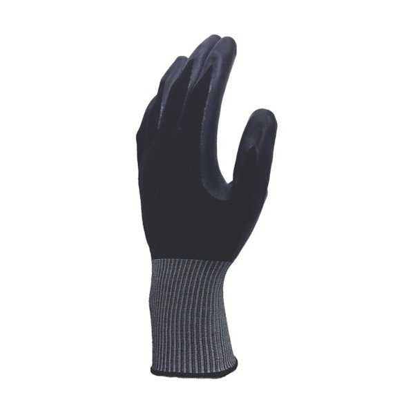 ミドリ安全|midori-anzen|ミドリアンゼン 水に濡れても滑りにくいニトリルゴム背抜き手袋 FT-3335-1P M