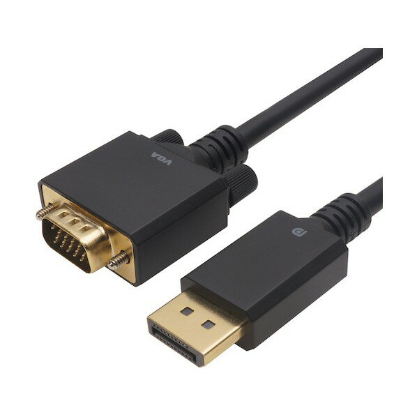 ホーリック DisplayPort→VGA変換ケーブル 10m DPVG100-741BB 1点