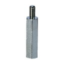 トラスコ(TRUSCO) 六角サポーター 黄銅 オスーメス M3XL25 10個入 TBSB-325E 1点